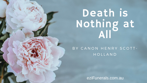DEATH IS NOTHING AT ALL